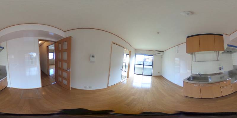 パノラマ画像キッチン