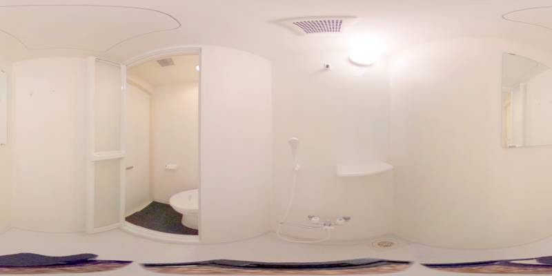 パノラマ画像バスルーム