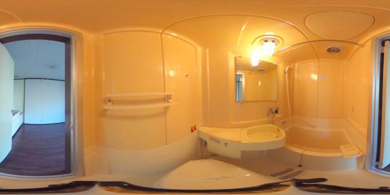 パノラマ画像バスルーム