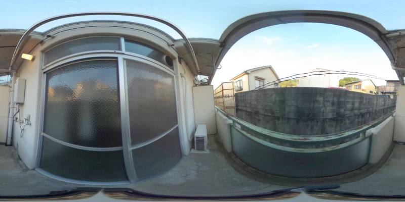 パノラマ画像バルコニー