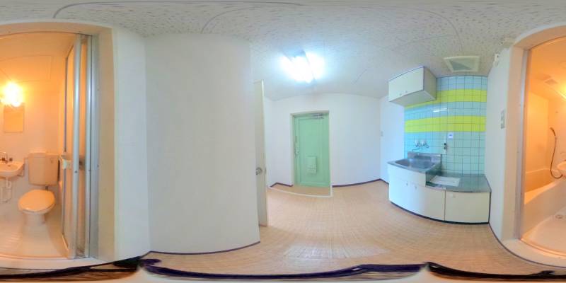 パノラマ画像バスルーム