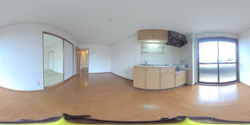 パノラマ画像キッチン