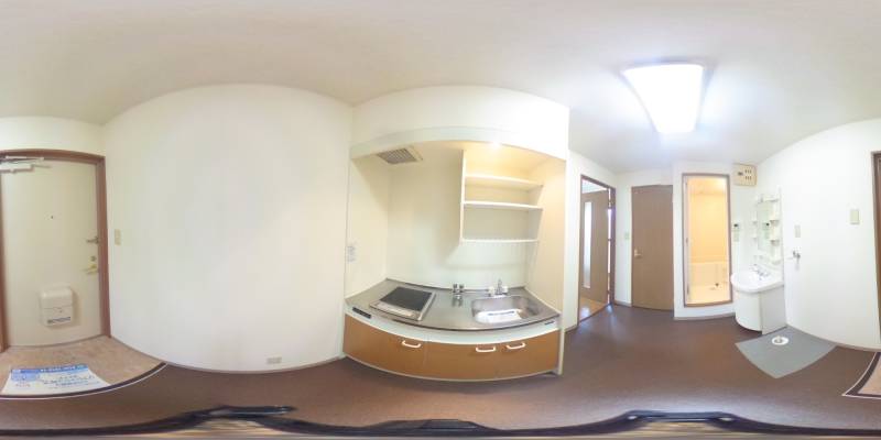 パノラマ画像キッチン