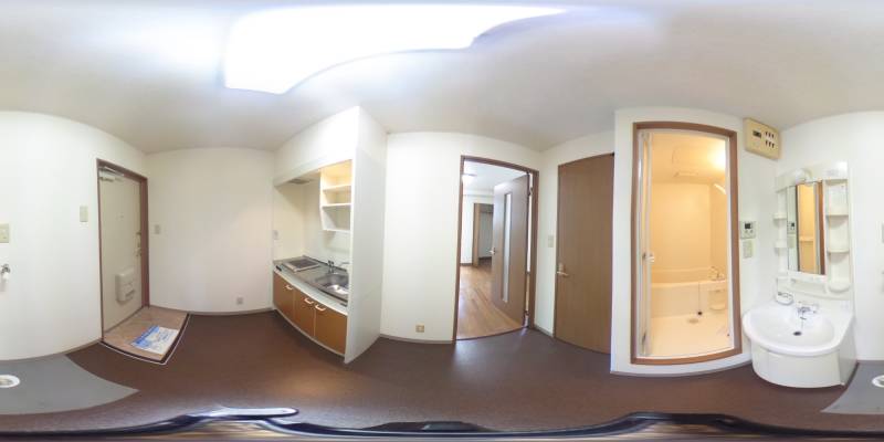 パノラマ画像洗面所