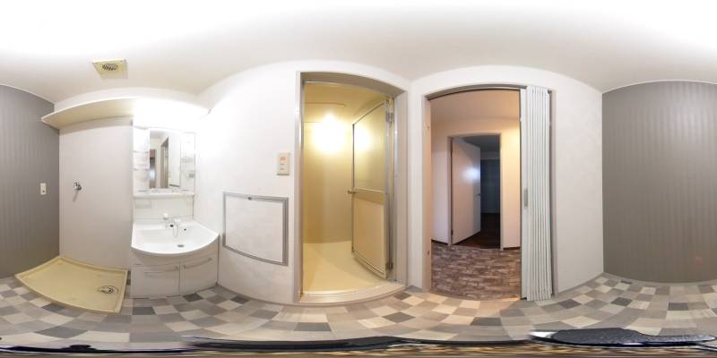 パノラマ画像洗面所