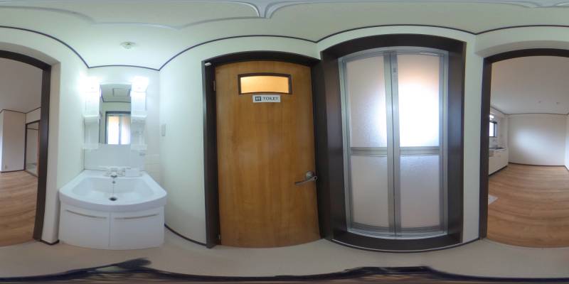 パノラマ画像洗面所