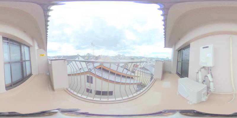 パノラマ画像バルコニー