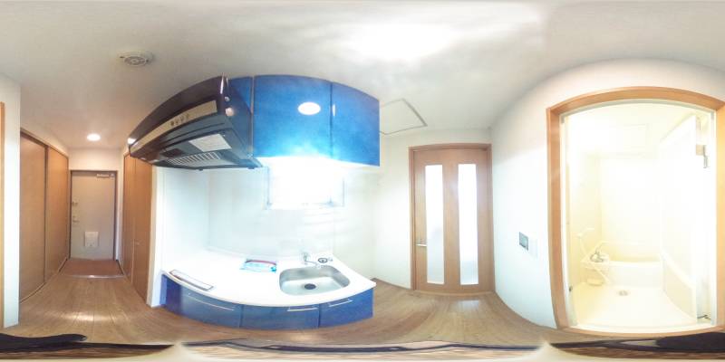 パノラマ画像バスルーム