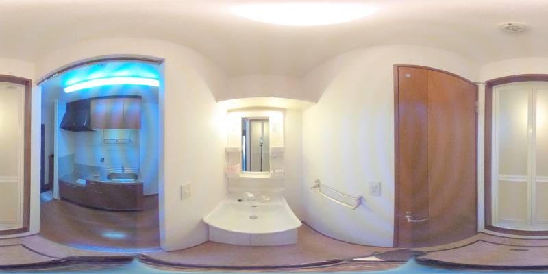 パノラマ画像洗面所