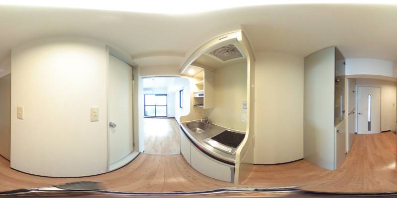 パノラマ画像キッチン