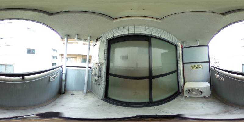 パノラマ画像バルコニー