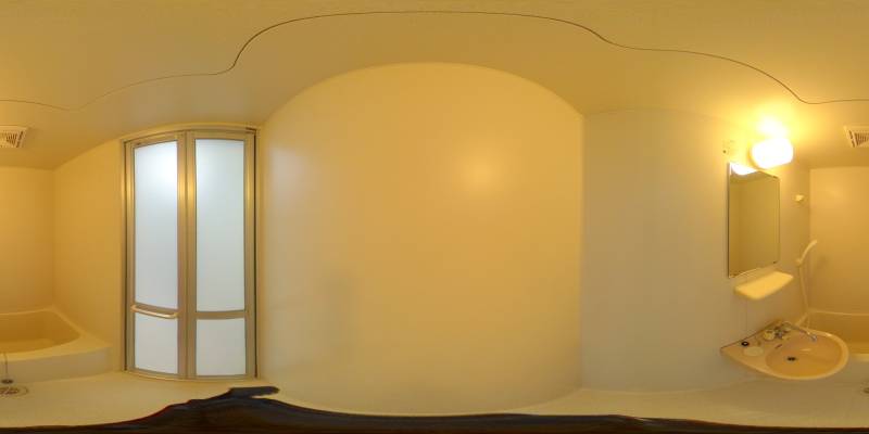 パノラマ画像バスルーム