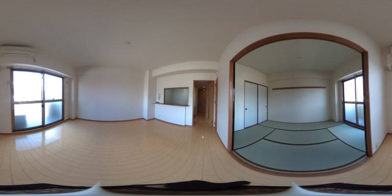 パノラマ画像洋室