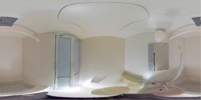 パノラマ画像バスルーム