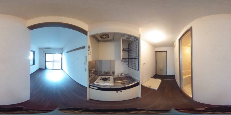 パノラマ画像キッチン