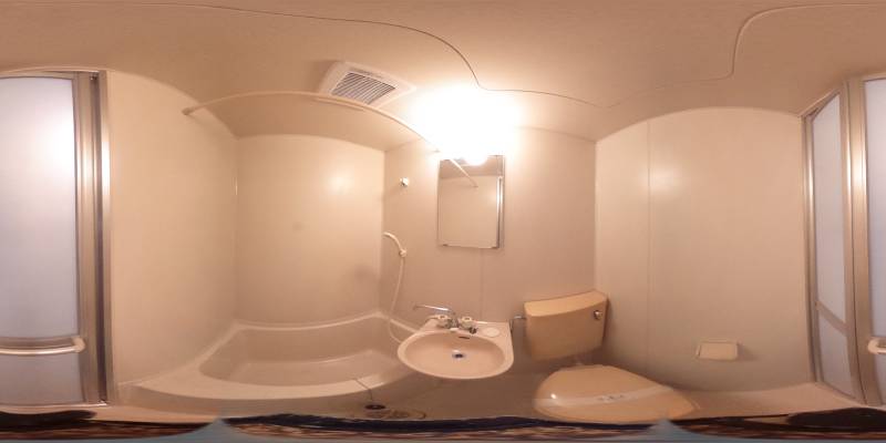 パノラマ画像バスルーム