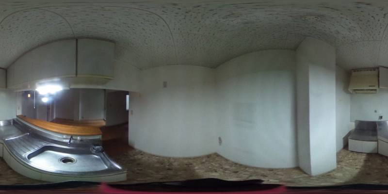 パノラマ画像キッチン