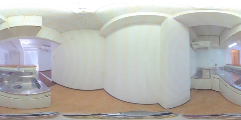 パノラマ画像キッチン