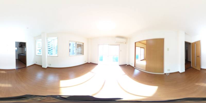 パノラマ画像リビング