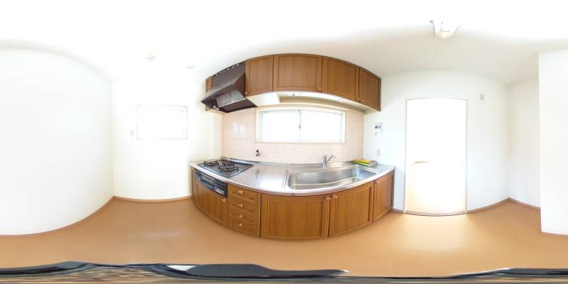 パノラマ画像キッチン