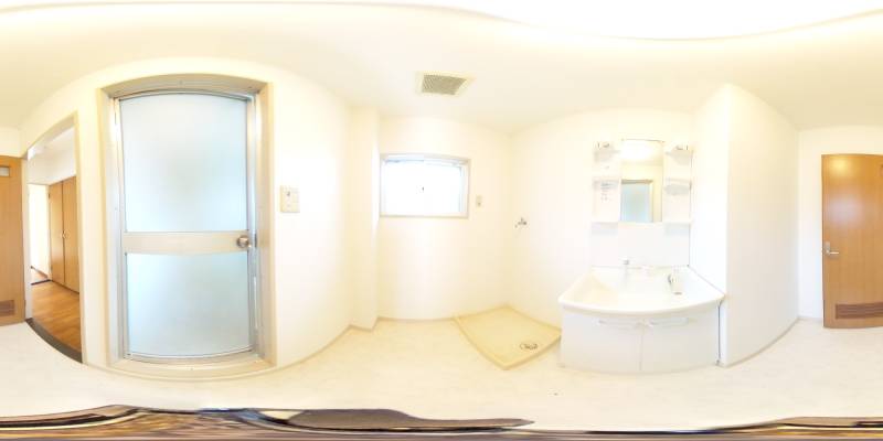 パノラマ画像洗面所