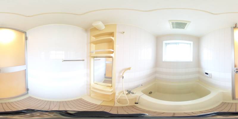 パノラマ画像バスルーム