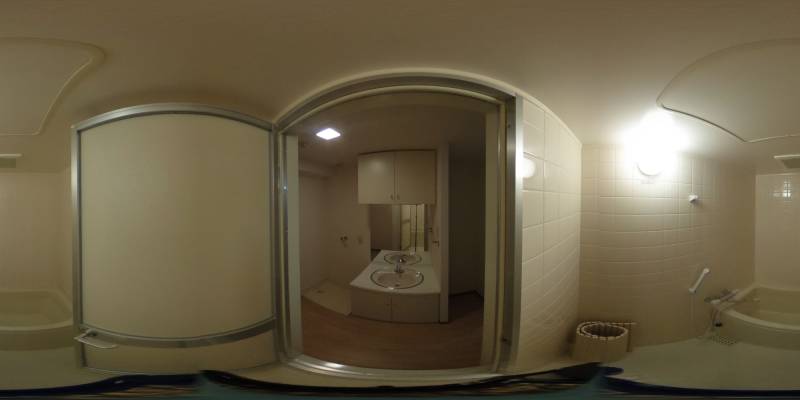 パノラマ画像バスルーム