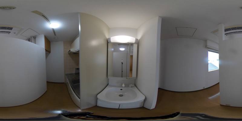 パノラマ画像洗面所