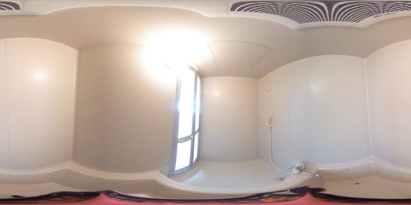 パノラマ画像バスルーム