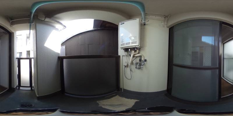 パノラマ画像バルコニー