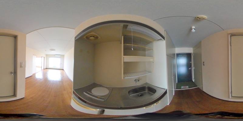 パノラマ画像キッチン