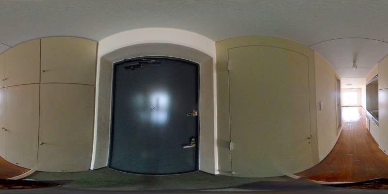 パノラマ画像玄関