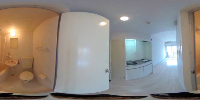 パノラマ画像バスルーム