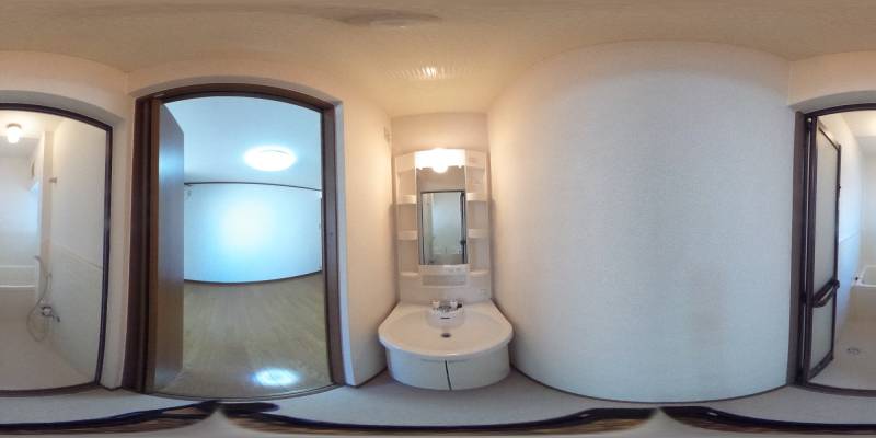 パノラマ画像洗面所
