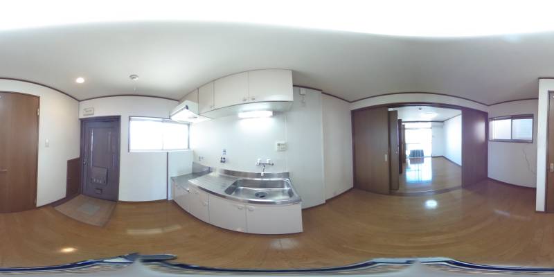 パノラマ画像キッチン