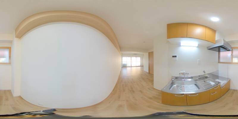 パノラマ画像キッチン