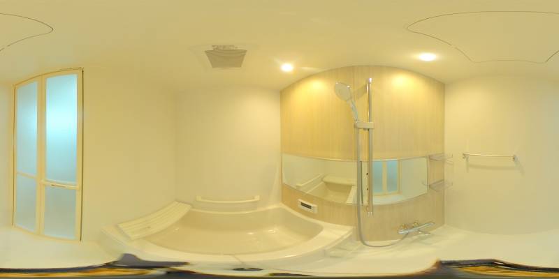 パノラマ画像バスルーム