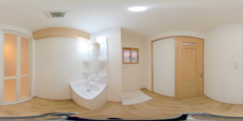 パノラマ画像洗面所