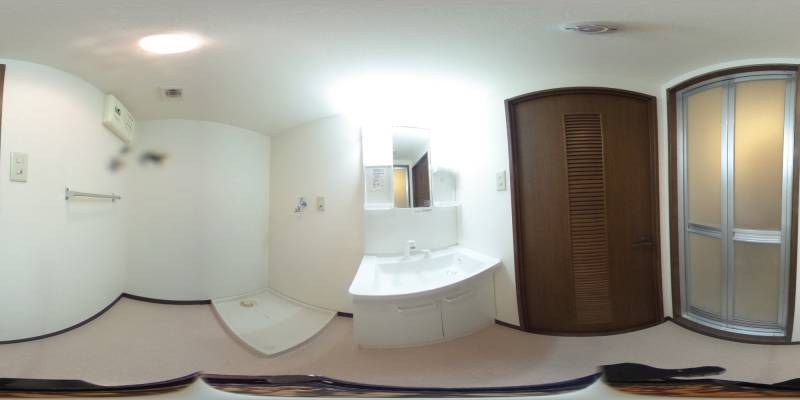 パノラマ画像洗面所