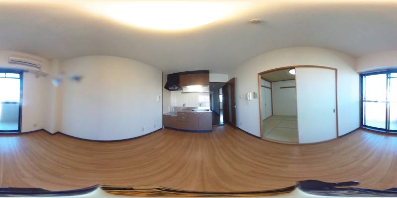 パノラマ画像洋室