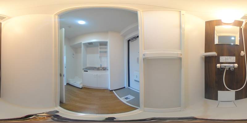 パノラマ画像バスルーム