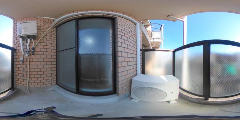 パノラマ画像バルコニー