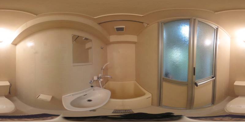 パノラマ画像バスルーム