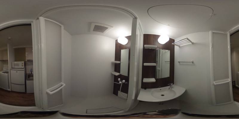パノラマ画像バスルーム