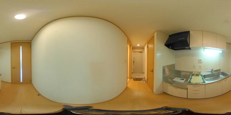 パノラマ画像キッチン