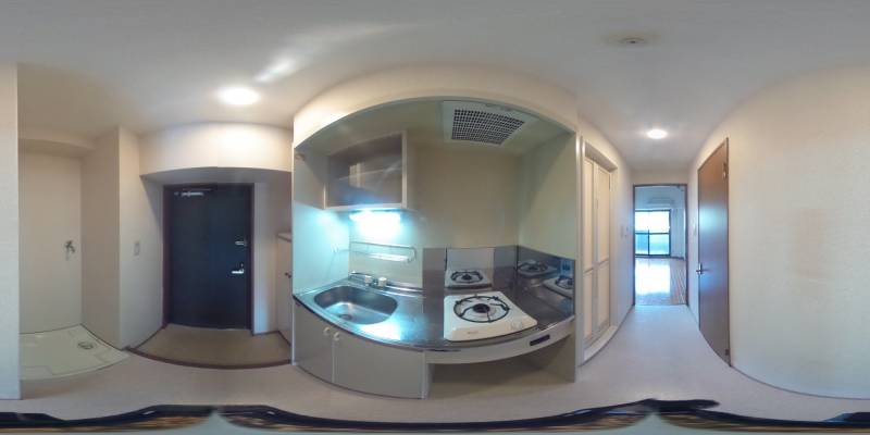 パノラマ画像キッチン