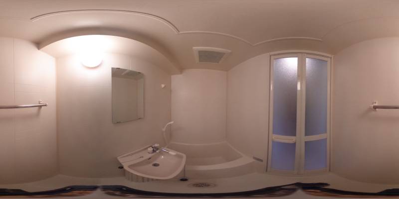 パノラマ画像バスルーム