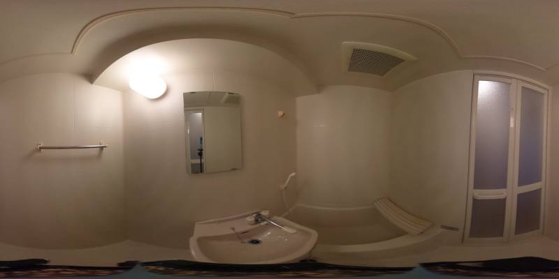パノラマ画像バスルーム