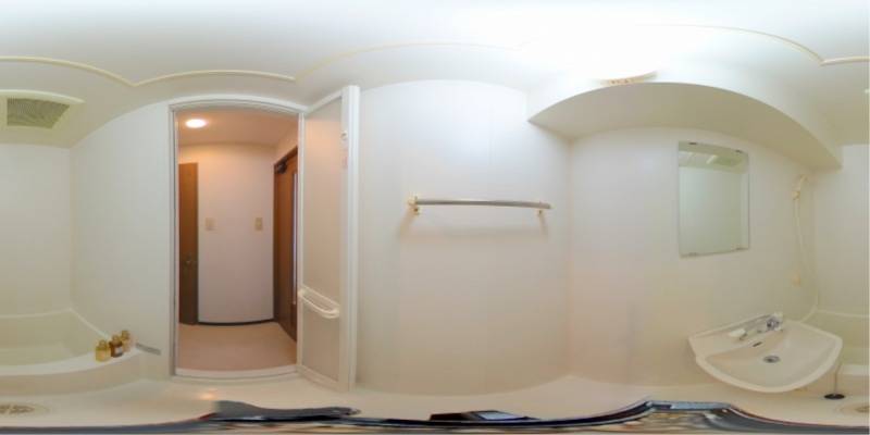 パノラマ画像バスルーム