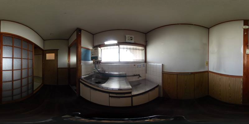 パノラマ画像キッチン